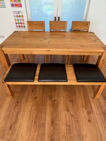 Dining table and chairs