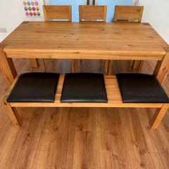Dining table and chairs
