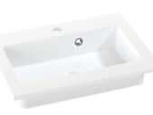 Clearance: Prima/Duet, 60cm wide, Mineral Marble Curved Bowl
