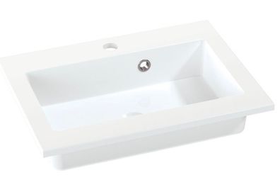Clearance: Prima/Duet, 60cm wide, Mineral Marble Curved Bowl