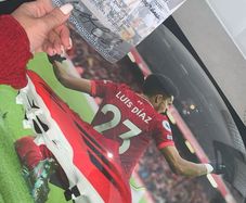 signed football boot