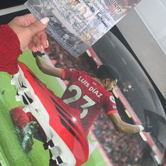 signed football boot