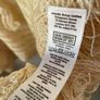 Evans ladies poncho shawl fringed wheat colour plus size Image 5
