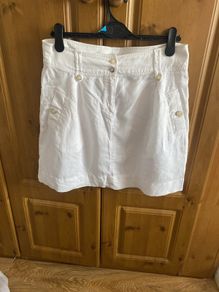 white skirt