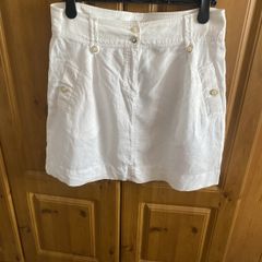 white skirt