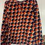 Orange and navy top Image 3