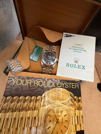 Rolex Datejust 12633 Black Dial 36mm Full Set Immaculate