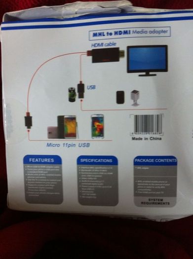 Samsung HDTV cable