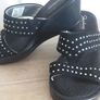 Wedge Shoes/Sketchers Memory Foam Wedge Slip-Ons ... Colour Black - Size: 4 UK - 37 EU Image 4