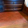Mahogany Vintage Style Writing Desk, Red Leather top Image 4