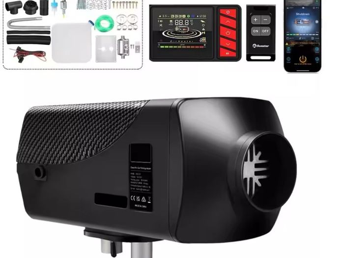 5KW 12V&24V Car Diesel Air Heater With LCD Switch & bluetooth APP Control Truck Boat Bus RV Trailer Air Diesel Parking Heater er