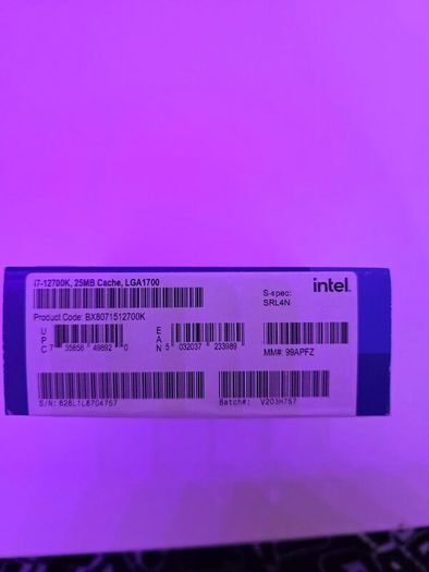 Intel Core I7-12700k Processor