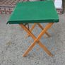 Folding card table and selection of scatter cushions Image 4