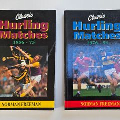 Classic Hurling Matches x 2 Books - Hurling Books - GAA History Books