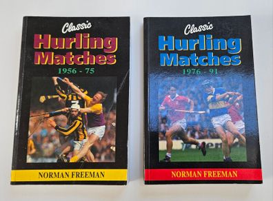 Classic Hurling Matches x 2 Books - Hurling Books - GAA History Books
