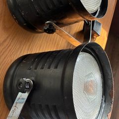 Pair of Vintage industrial Spot Lights