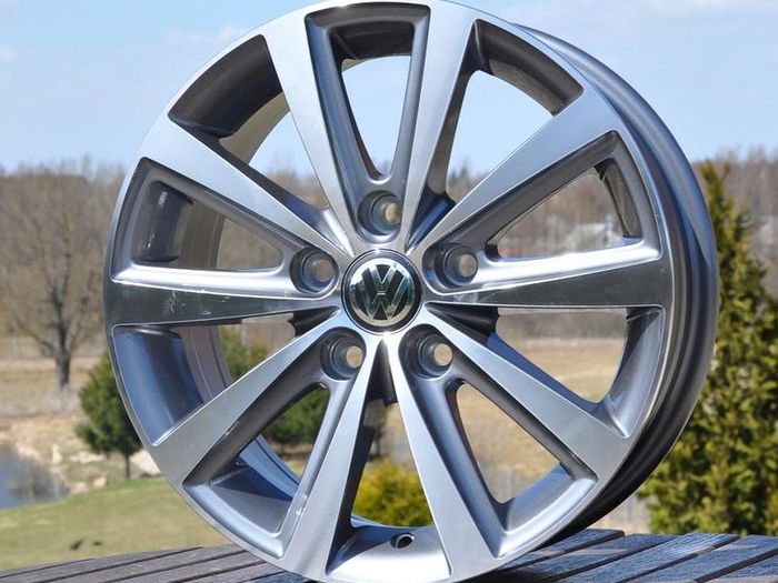 15" Black Alloy Wheels Vw Audi Seat Skoda 5x112
