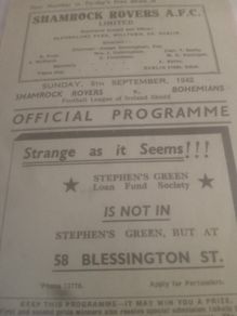 league of Ireland Programmes