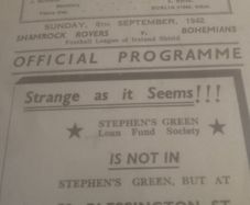 league of Ireland Programmes
