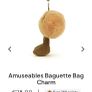 New JELLYCAT Amuseables Baguette Bag Charm Image 3