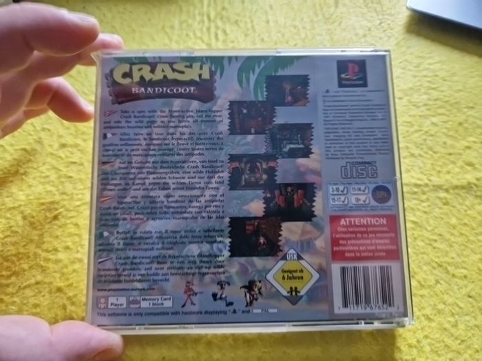 Crash Bandicoot PlayStation1 Ps1 PlayStation2 Ps2 Games Original