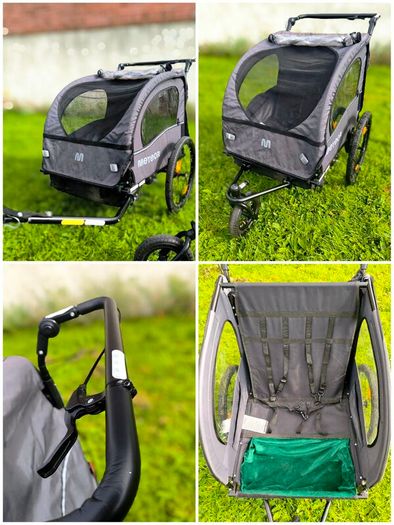 2-in-1 Bike Trailer & Jogging/Stroller