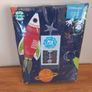 Bedlam Supersonic Rockets Blue Glow in the Dark Curtains 66" x 72" New Image 7