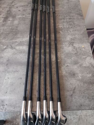 Taylormade golf irons. Right handed clubs