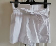 White Zara high waisted shorts size XS