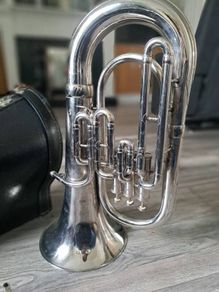 Vintage Premson Euphonium, Bangalore India, Case & Mouthpiece