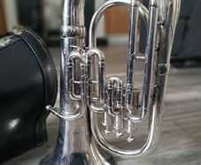 Vintage Premson Euphonium, Bangalore India, Case & Mouthpiece