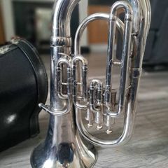 Vintage Premson Euphonium, Bangalore India, Case & Mouthpiece