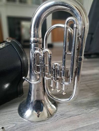 Vintage Premson Euphonium, Bangalore India, Case & Mouthpiece