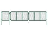 Garden Gate Steel 100x495 cm Green
