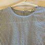Girls Girls stunning Sold Out New NWT blue and white candy stripe dress H&M 10 11 Image 3