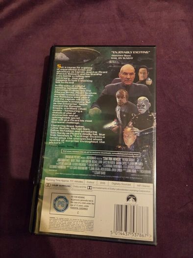 Star Trek Nemesis VHS