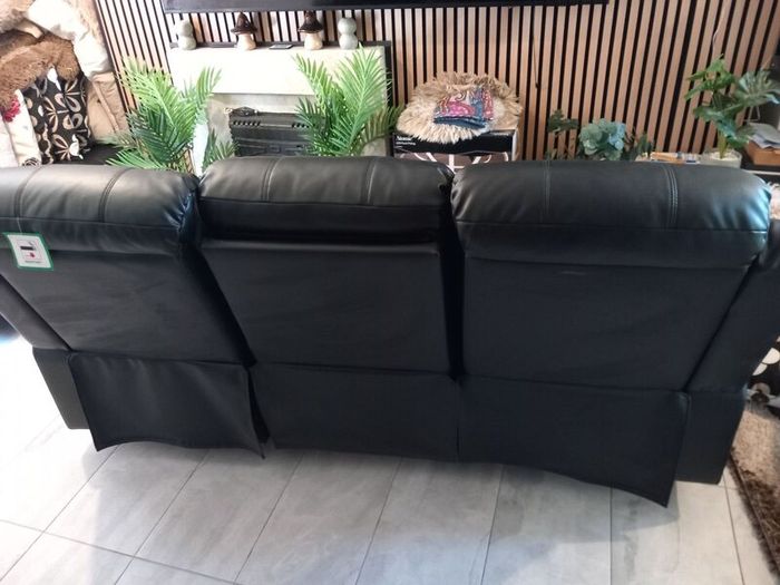 3 Seater leather reclining Sofa