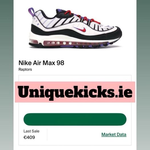 Nike Air Max 98 Premium Raptors