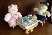 Vintage 90s Fisher price Briar berry "Ben Berry &amp; Sarah Berry bear "W/ Accesories