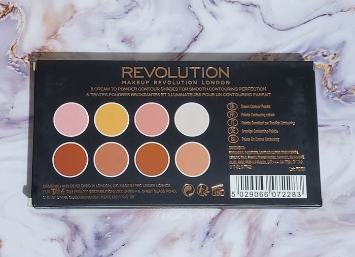 Revolution Ultra Cream Contour Palette - New