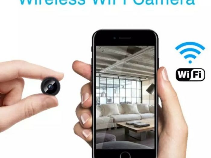 Mini Magnetic Full HD Home Security Camera / Webcam with  Motion Detection, 24h Monitoring, Timer - 1080p, WiFi, IP