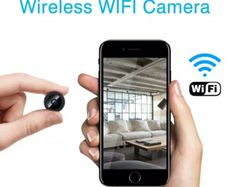 Mini Magnetic Full HD Home Security Camera / Webcam with  Motion Detection, 24h Monitoring, Timer - 1080p, WiFi, IP