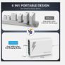 USB C Charger,LAMJAD 140W Multiport USB Charger,6-Port Image 6