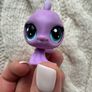 Littlest Pet Shop LPS Lucky Fortune Cookie Brant The Fish approx. 2" Figure Wave 4 Used Please look at the pictures Image 2