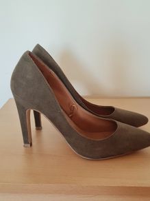 Khaki Court Shoes