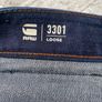 G-Star Raw 3301 Loose Fit Mens W30 L29 Dark Blue Jeans Image 5