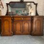 Large Victorian Walnut Mirror Back Sideboard. Image 9