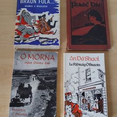 4 x vintage Irish Language books Poetry & Stories 20thC FREEPOST