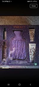 Yardley hot water bottle and body collection