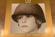U2 - The Best of 1980-1990 (Scarce 1998) Italy official promotional heavy-duty card in-store display